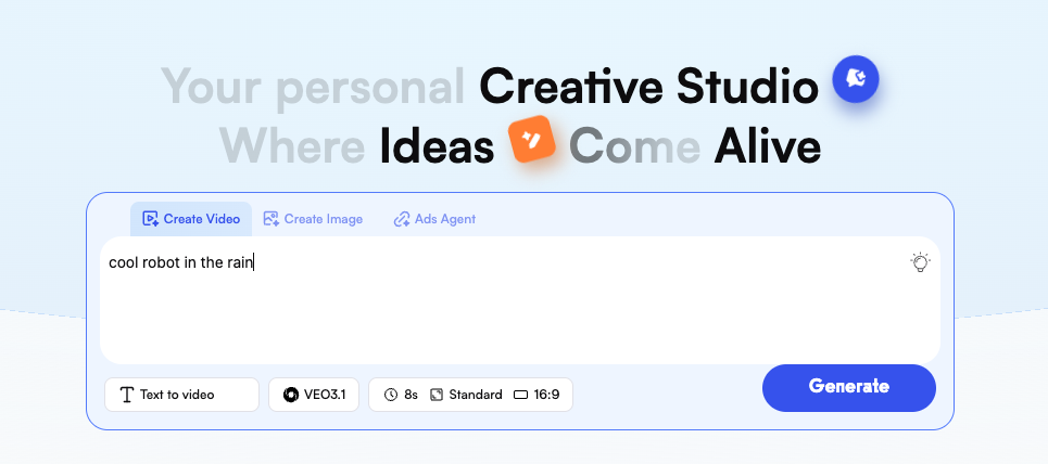 write simple prompt with Creati