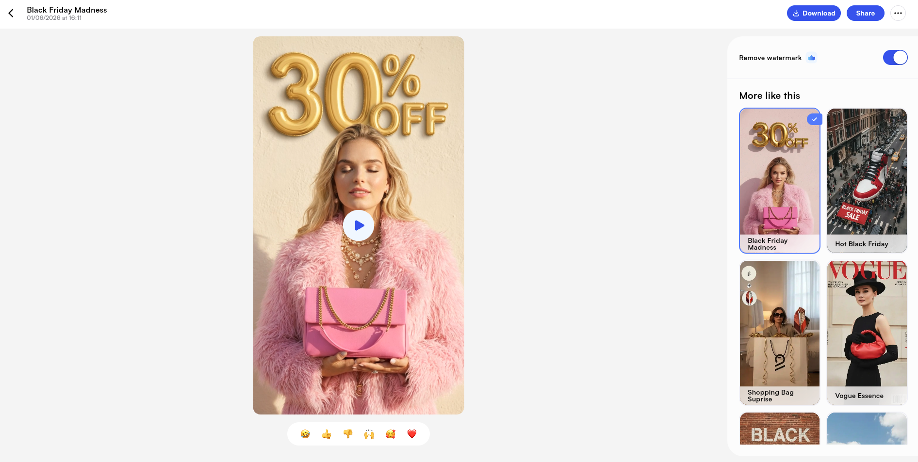 step 3 of creati vibe video